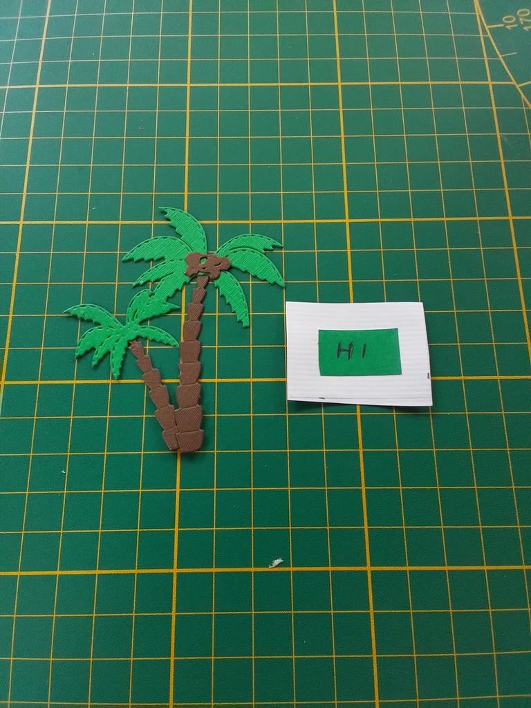 H1 Stansjes palmboom, Ophalen of Verzenden, Nieuw, Overige thema's, Overige typen