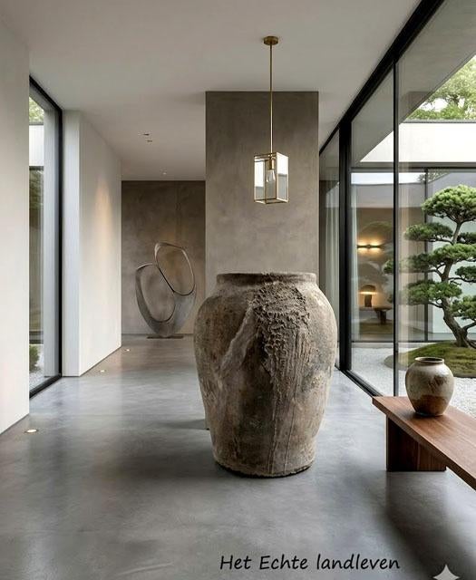 Grote mooie oude  kruiken, Staal, Ophalen of Verzenden, Glas, Kweekkas