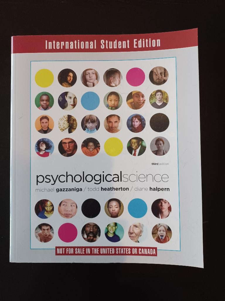 Psychological Science (3rd edition) (Gazzaniga et al.), Ophalen of Verzenden, Beta, Zo goed als nieuw, WO