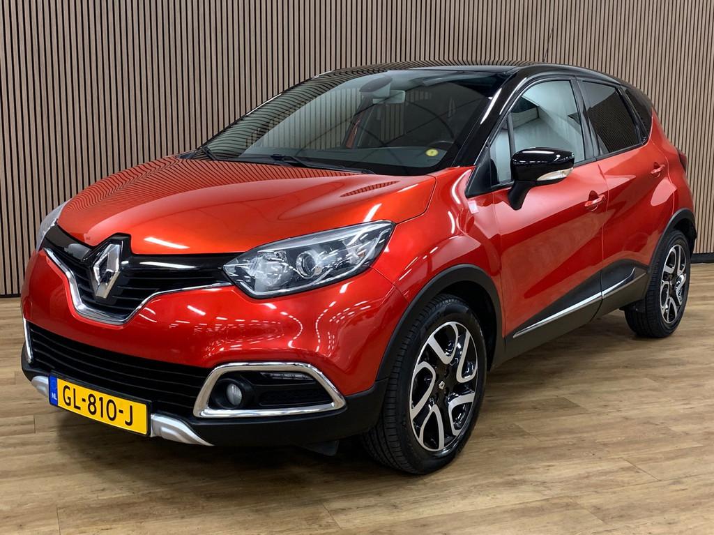 Renault Captur 1.2 TCe Helly Hansen|Automaat|36000KM|Navigat, Euro 5, Zwart, 4 cilinders, SUV of Terreinwagen