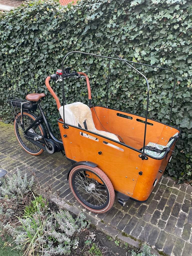 Vogue Carry 3 bakfiets - Jarenlang plezier!, Fietsen en Brommers, 4 kinderen of meer, Gebruikt, Elektrisch, Ophalen