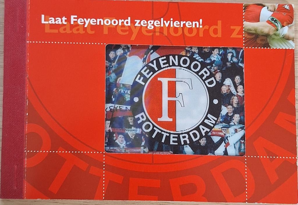 Feyenoord postzegelboekje - Ongevouwen en compleet, Postzegels en Munten, Postzegels | Nederland, Ophalen of Verzenden