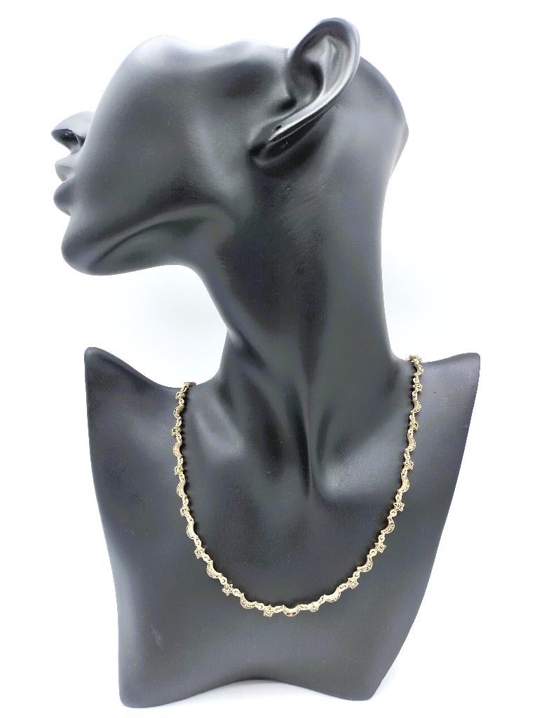 Zilveren schakelketting bezet met markasieten, Gebruikt, Info@zilverwebsite.nl, Verzenden, Zilverwebsite.nl