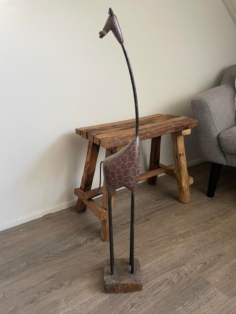 Giraffe beeld, Antiek en Kunst, Ophalen of Verzenden, Steen of Keramiek, Beeld
