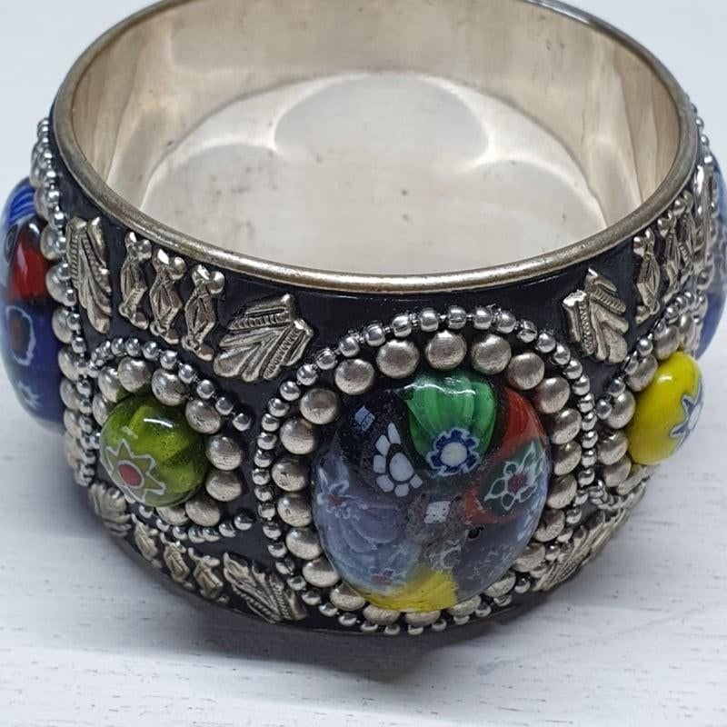 Murano Millefiori stijl armband, Overige materialen, Gebruikt, ., Murano