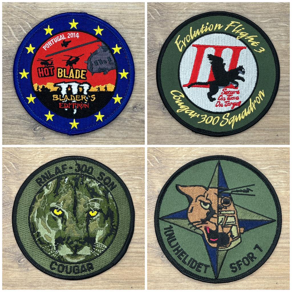 Te Ruil/Te koop patches 300 Squadron Mederlandse Luchtmacht, Verzamelen, Verzenden, Luchtmacht, Nederland, Embleem of Badge