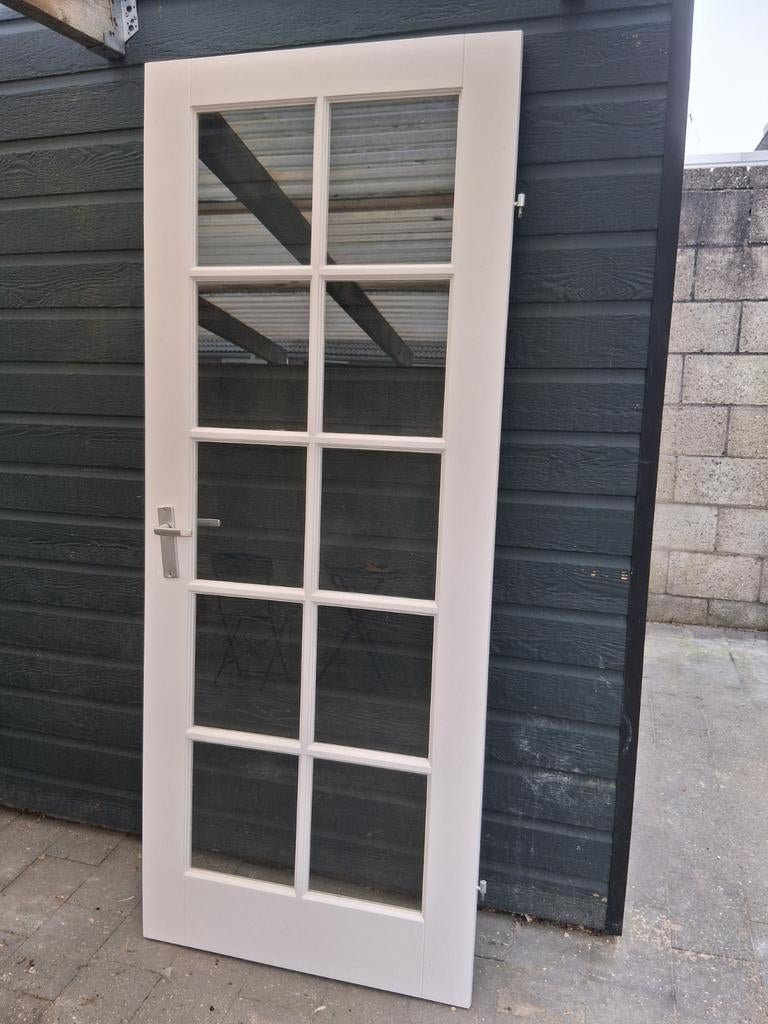 Opdek binnendeur met glas, 85x213cm, Ophalen