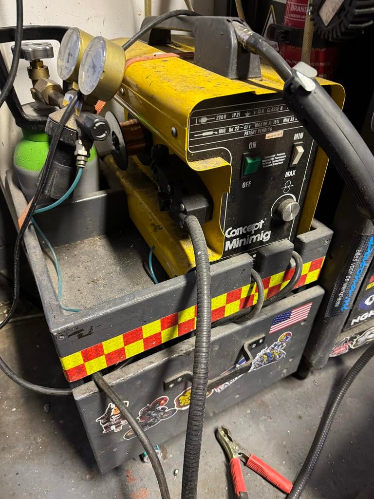 Concept Minimig lasapparaat - Zonder gasfles en reduceer, Doe-het-zelf en Verbouw, Gereedschap | Lasapparaten, Ophalen of Verzenden