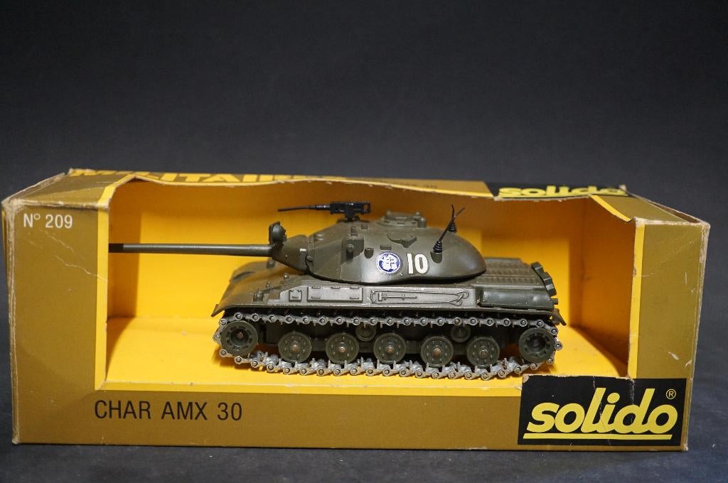 Solido AMX 30 battle tank - 1/50 - TOP, Ophalen of Verzenden, Zo goed als nieuw, Overige typen, Overige merken