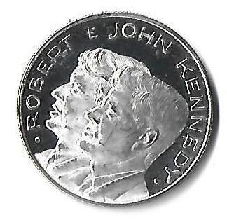 usa medaille robert & john Kennedy 1917-1963 1925-1968, Verzenden, Noord-Amerika, Losse munt