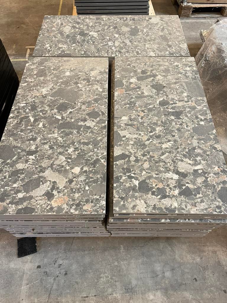 Keramische terras tegel 50x100 2cm dik, Ophalen, Zo goed als nieuw, 10 m² of meer, Vloertegels