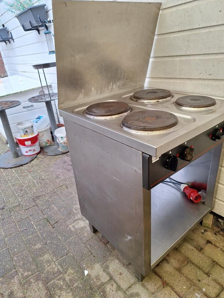 Elektrische kookplaat op krachtstroom - Atag, Gebruikt, Vrijstaand, Elektrisch, 4 kookzones