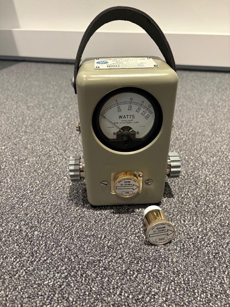 Bird 43 wattmeter 7/16 chassisdelen 1000B en 25B meetkopje, Telecommunicatie, Ophalen of Verzenden, Gebruikt