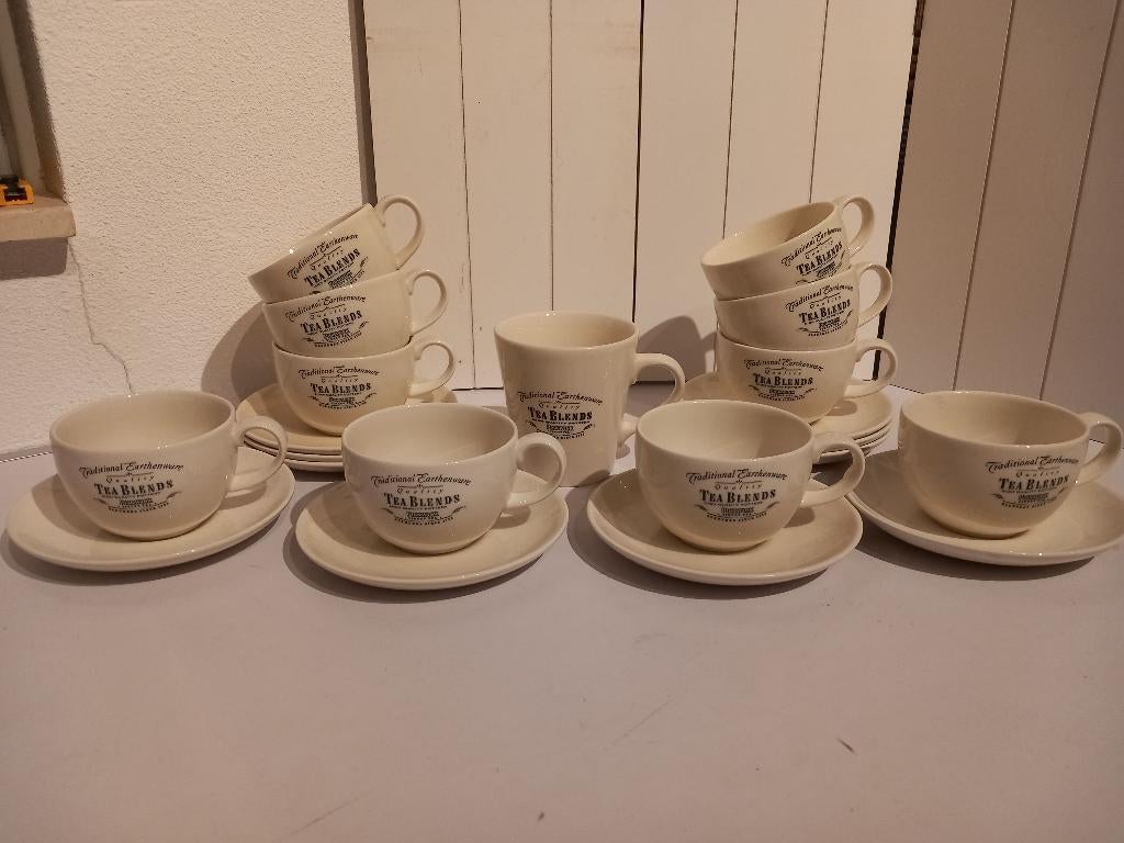 DE Pickwick Tea Blends kop en schotels en borden, Overige materialen, Overige typen, Ophalen of Verzenden, Zo goed als nieuw