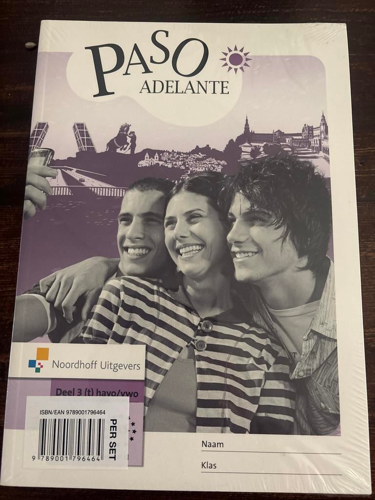 Paso Adelante Deel 3 (t) havo/vwo - Spaans schoolboek, Ophalen of Verzenden, Nieuw, Non-fictie