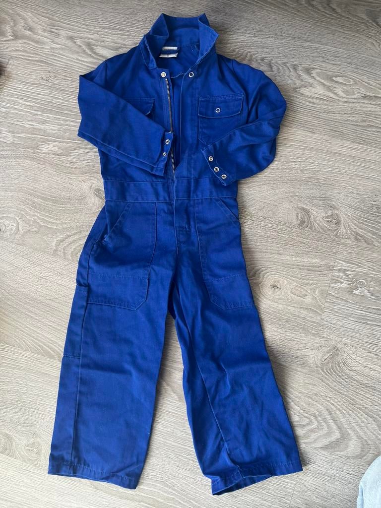 Overall mt 98 blauw, Ophalen of Verzenden, Zo goed als nieuw, Jongen of Meisje, Jas