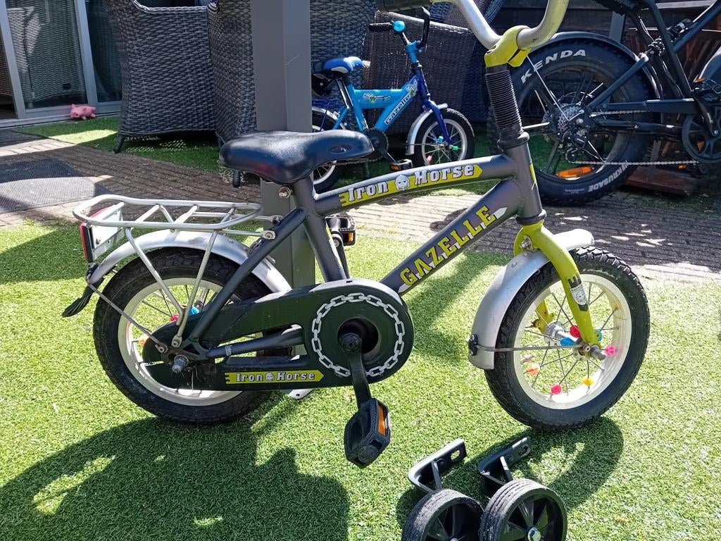 Kinderfiets Gazelle Iron Horse met zijwieltjes, Ophalen