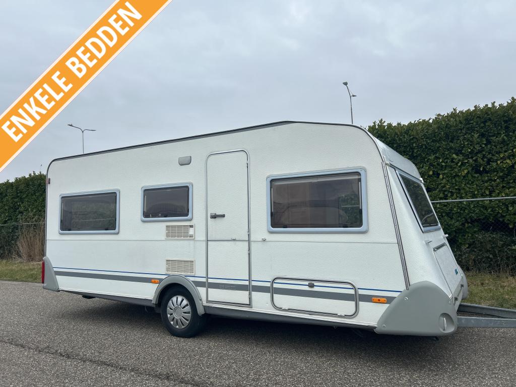 KNAUS 500 TL AZUR VOORTENT ENKELE BEDDEN, Caravans en Kamperen, Caravans, Rondzit, Bedrijf, Knaus, Overige typen
