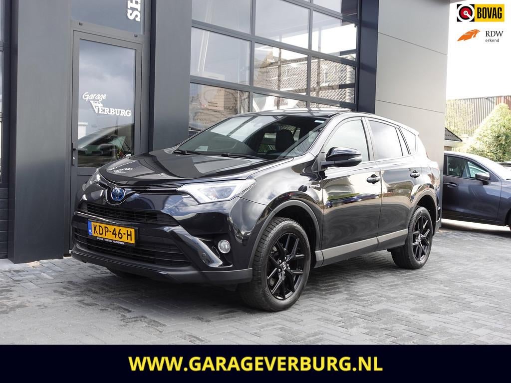 Toyota RAV4 2.5 Hybrid Black Edition (Navi/Carplay,Camera,Cr, Adaptive Cruise Control, Gebruikt, Zwart, Leder