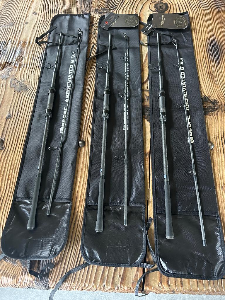 3x Nash Scope Abbreviated Sawn-Off Rods 6ft 3 lb, Ophalen of Verzenden, Zo goed als nieuw, Werphengel