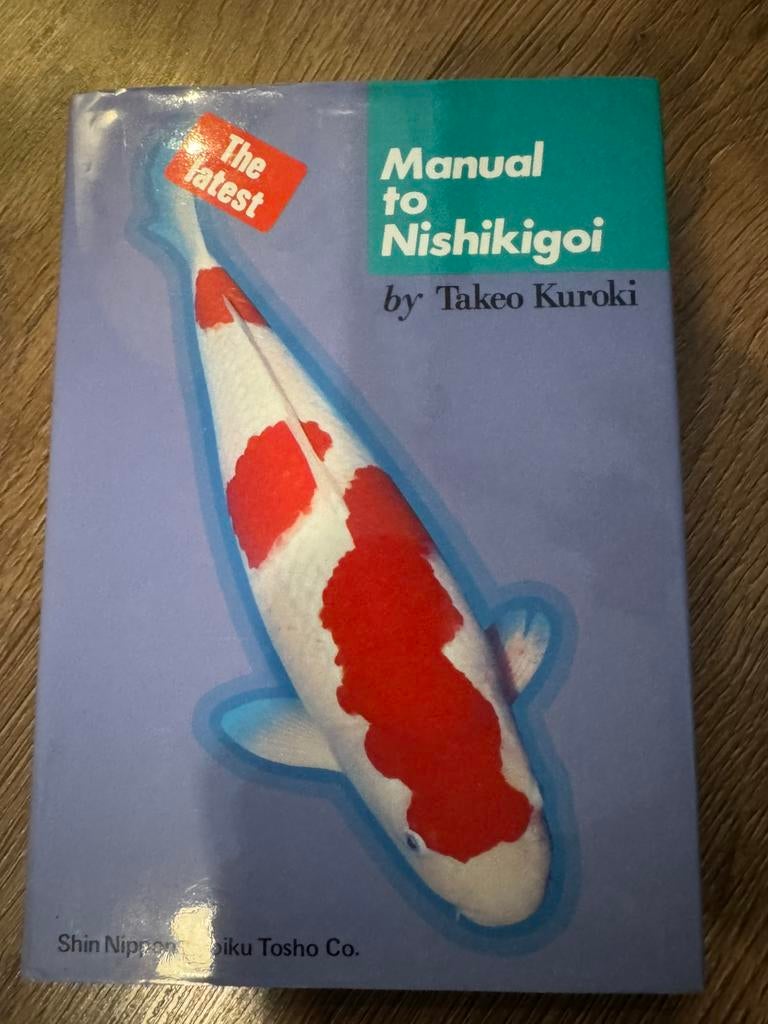 Manual to Nishikigoi. Prachtig boek over koi, Ophalen of Verzenden, Zo goed als nieuw, Vissen