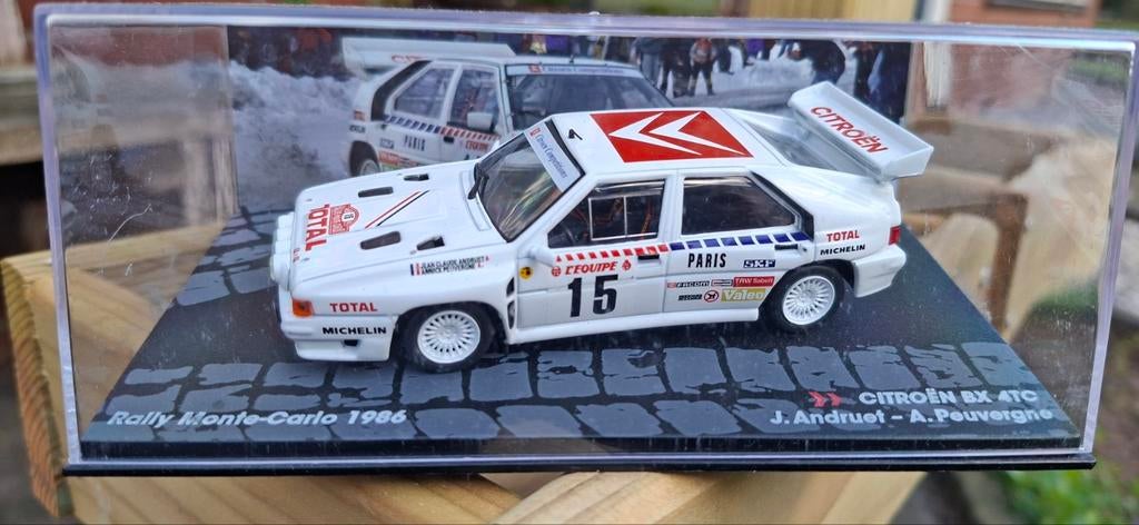 Citroën BX 4TC Rally Monte-Carlo 1986 modelauto, Hobby en Vrije tijd, Modelauto's | 1:43, Auto, Overige merken, Ophalen of Verzenden