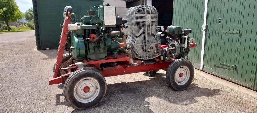 Stationaire Motoren met kar, Ophalen