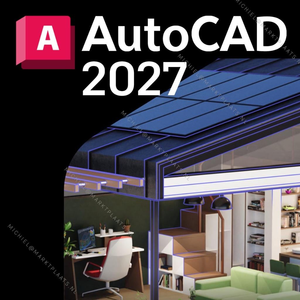 AutoCad 2027 | Levenslang | Windows | Installatiepakket, Ophalen of Verzenden, Nieuw, MacOS