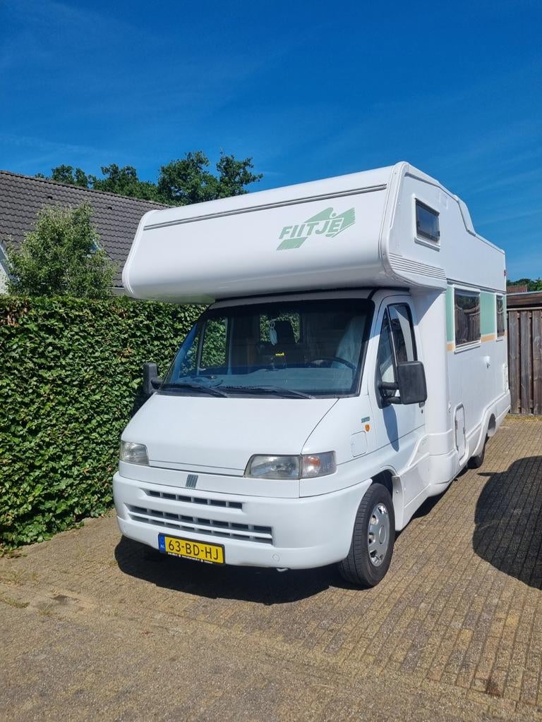 Fiat Ducato Fendt camper 1995 2.5 tdi 🧡Fiitje💚, Overige merken, Chemisch toilet, Alkoof, Ringverwarming