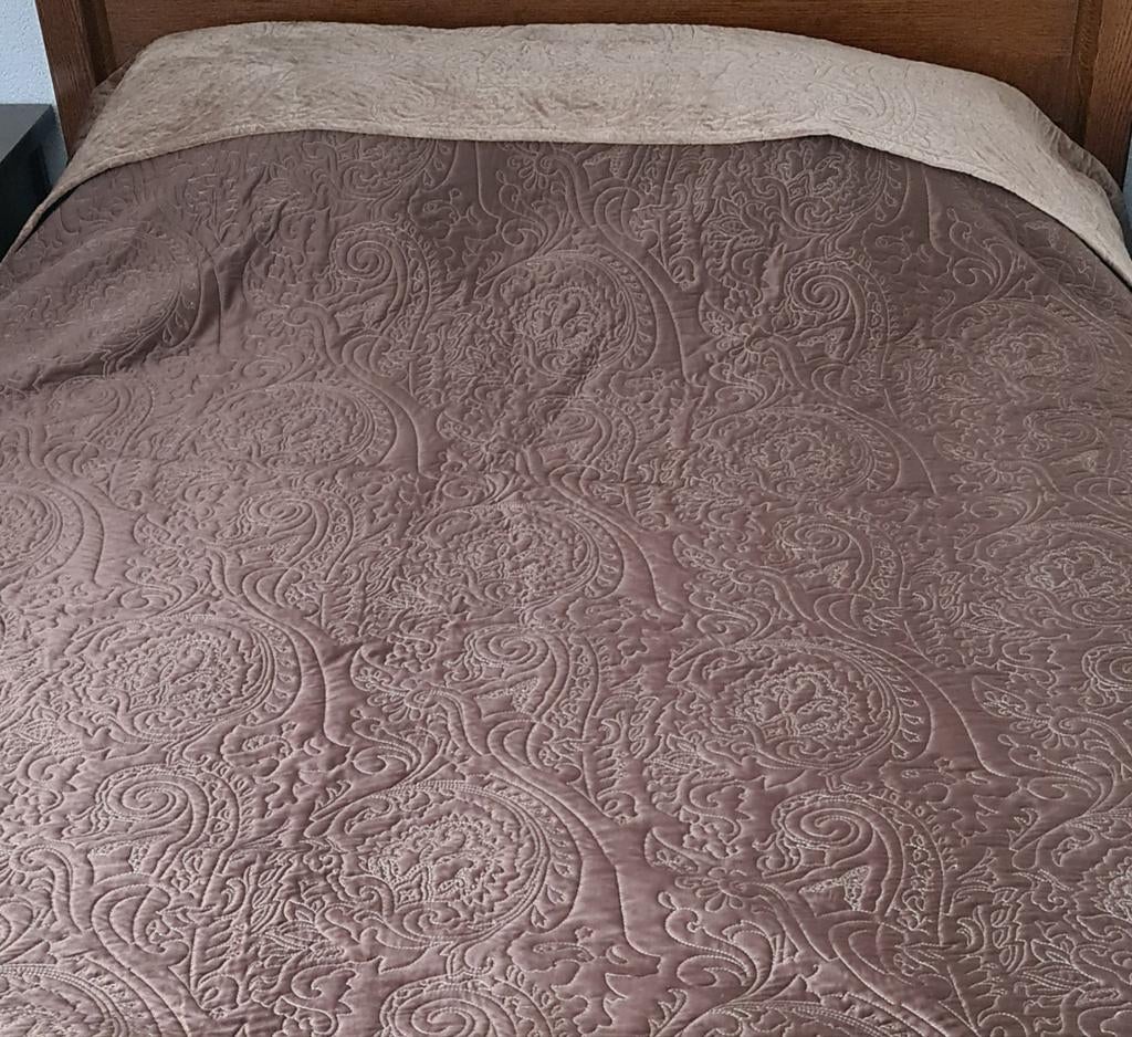 Bedsprei bruin, Huis en Inrichting, Ophalen, Tweepersoons, Bruin