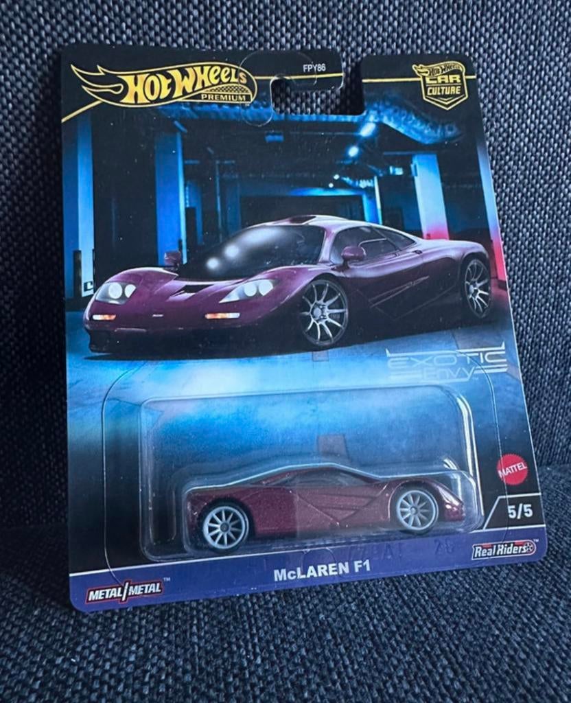 Hot Wheels Premium McLaren F1 Exotic Envy, Hobby en Vrije tijd, Modelauto's | Overige schalen, Ophalen of Verzenden, Zo goed als nieuw