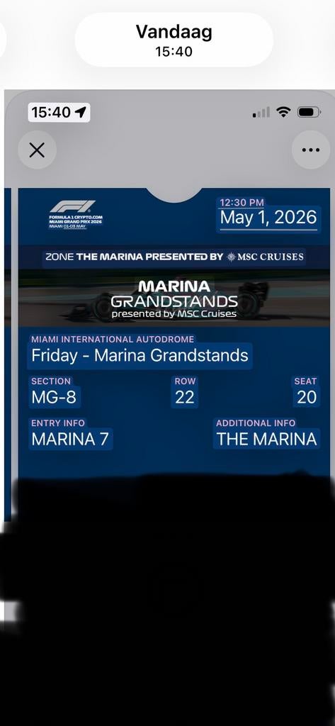 Formule 1 grand prix 3 dagen miami, Verzamelen, Ophalen of Verzenden, Formule 1