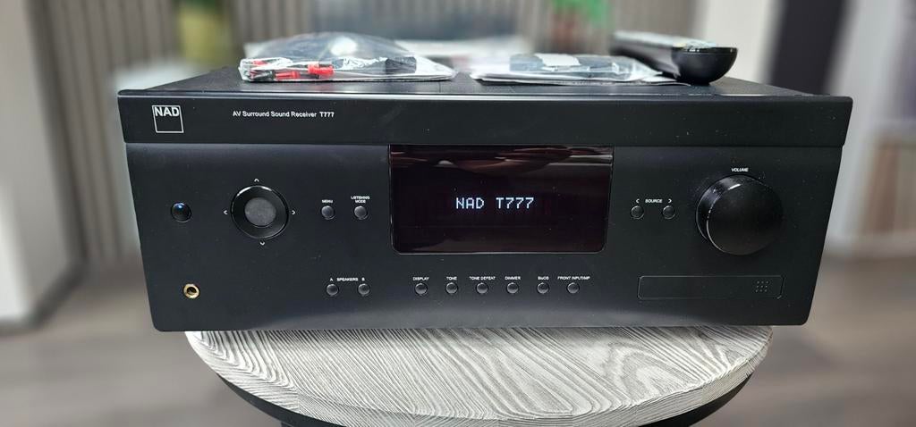 NAD T777 v3 AV surround receiver. (nieuwstaat), Gebruikt, 120 watt of meer, Ophalen, Overige merken