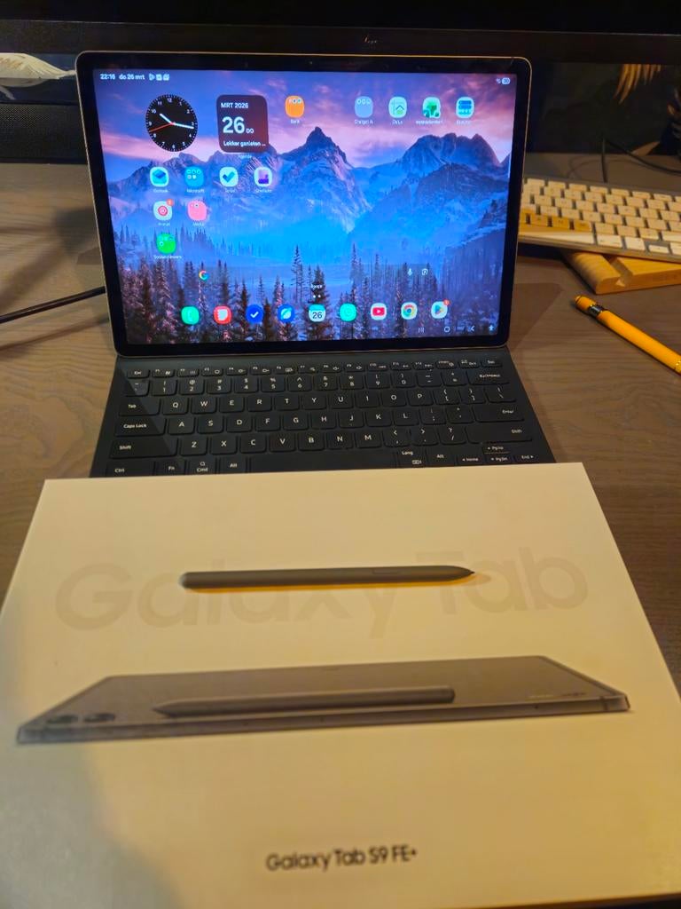 Galaxy tab S9FE+ 128GB Wifi, Computers en Software, Android Tablets, 12 inch, Ophalen of Verzenden, Zo goed als nieuw, S9