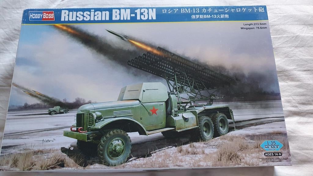 Trumpeter 1/35 BM-13N, Hobby en Vrije tijd, Modelbouw | Auto's en Voertuigen, Nieuw, Truck, 1:32 tot 1:50, Overige merken, Ophalen of Verzenden