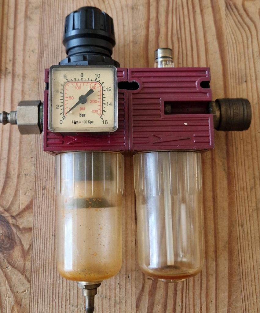 Perslucht onderhoudseenheid FRL-unit, Doe-het-zelf en Verbouw, Compressors, 100 liter of meer, Ophalen, Minder dan 200 liter/min