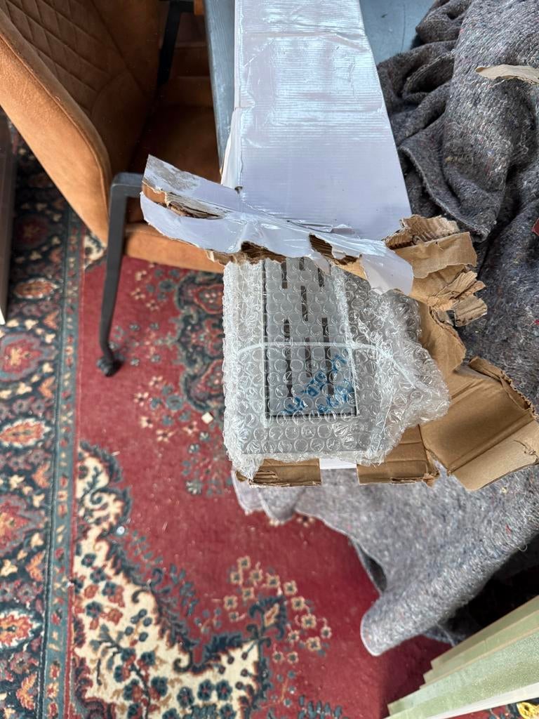 Douchegoot met flens en rooster 100 x 7cm RVS, Ophalen of Verzenden, Nieuw, Rvs, Douche