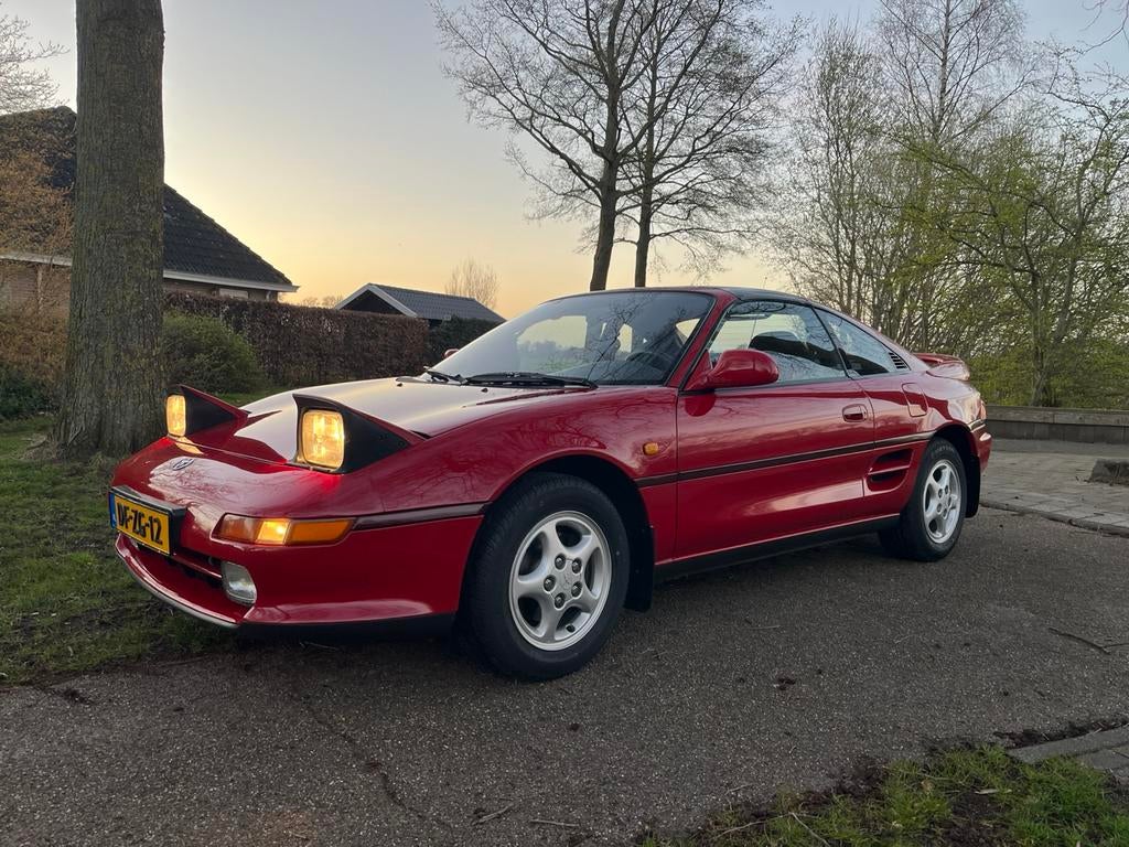 Toyota MR2 2.0 Twin CAM Gti-16 T-bar U9 1991 Rood, Auto's, 1998 cc, 400 kg, Particulier, 1000 kg