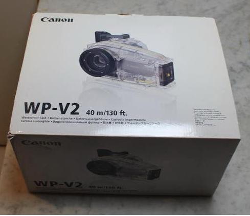 Canon WP-V2 Waterproof Case for HF-M30, 31 and 300, Ophalen, Zo goed als nieuw, 10 t/m 40 meter, Onderwaterhuis