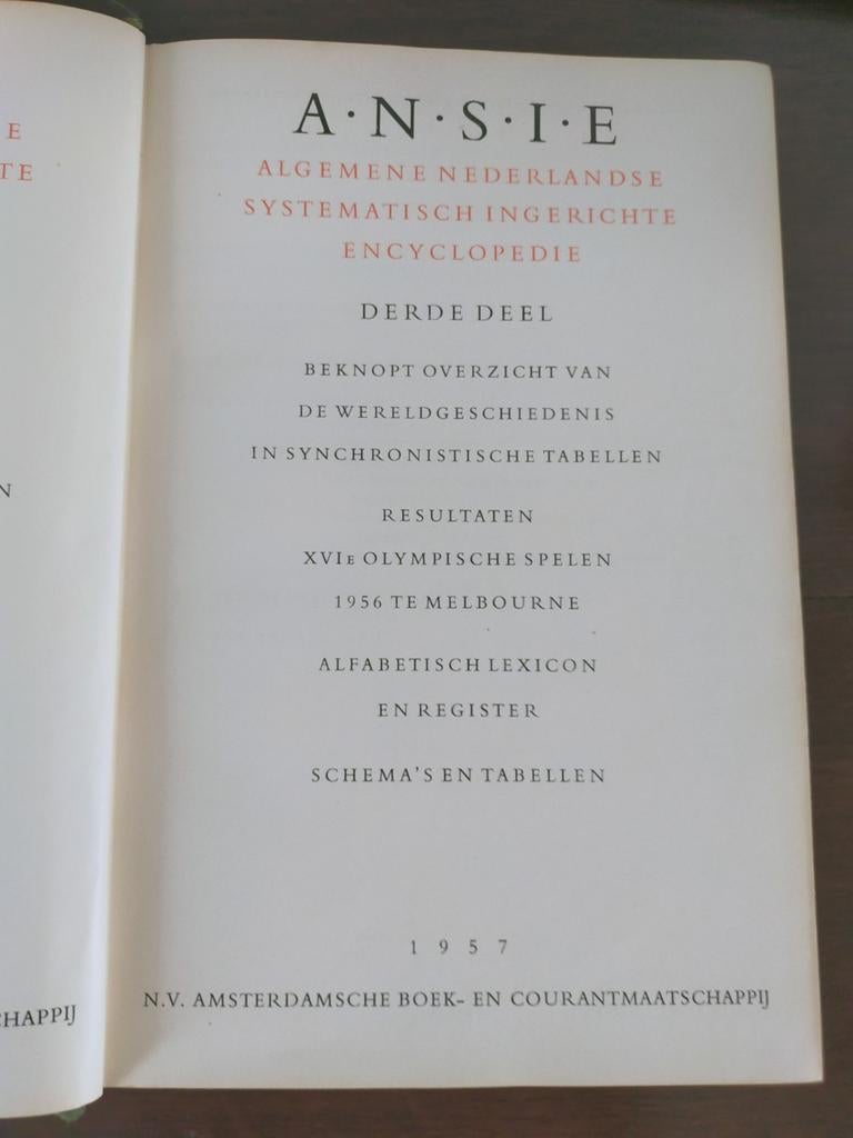 A.N.S.I.E. Encyclopedie, Boeken, Gelezen, Complete serie, N.V. Amsterdamse Boek- en Courantmaatschappij, Ophalen of Verzenden