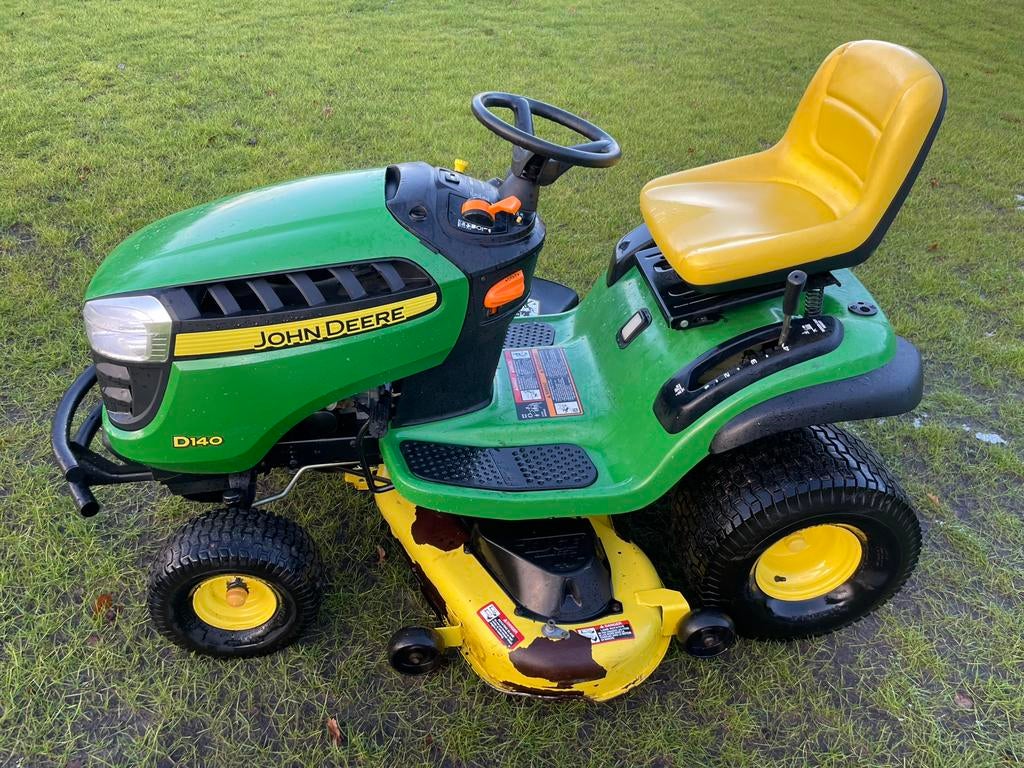 John deere zitmaaier V-twin, Ophalen, Zo goed als nieuw, Mulchfunctie, 120 cm of meer
