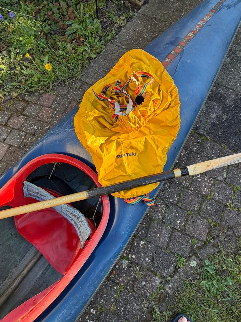 Kayak, Stipyaks Verdon met peddel, spatzeil en zwemvest, Watersport en Boten, Ophalen, Gebruikt, 1-persoons