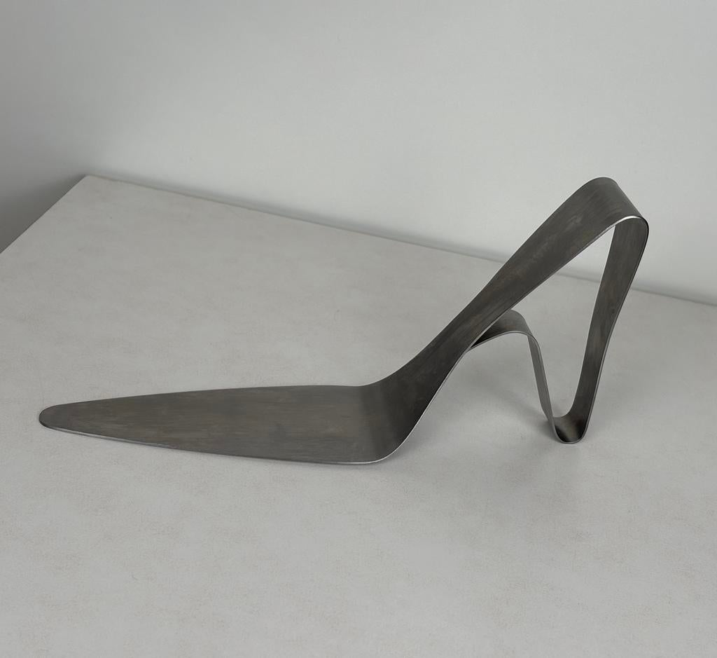 De Bijenkorf grote chique metalen design taartschep pump/hak, ., Overige typen, Taarten of Cupcakes, Ophalen of Verzenden