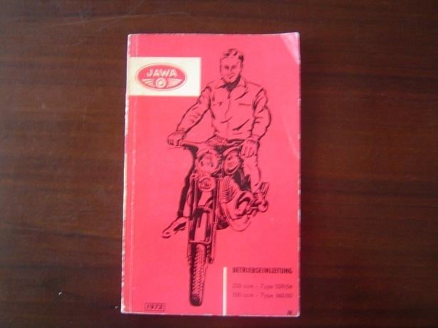 JAWA 250cc 350cc 1972 motorrad betriebseinleitung typ599 360, Ophalen of Verzenden, Overige merken