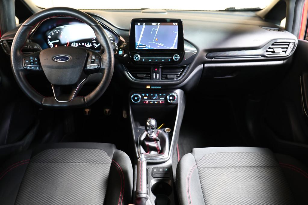 Ford Fiesta 1.0 EcoBoost Hybrid ST-Line X NAVI 2017, Auto's, Voorwielaandrijving, Gebruikt, Handgeschakeld, 998 cc