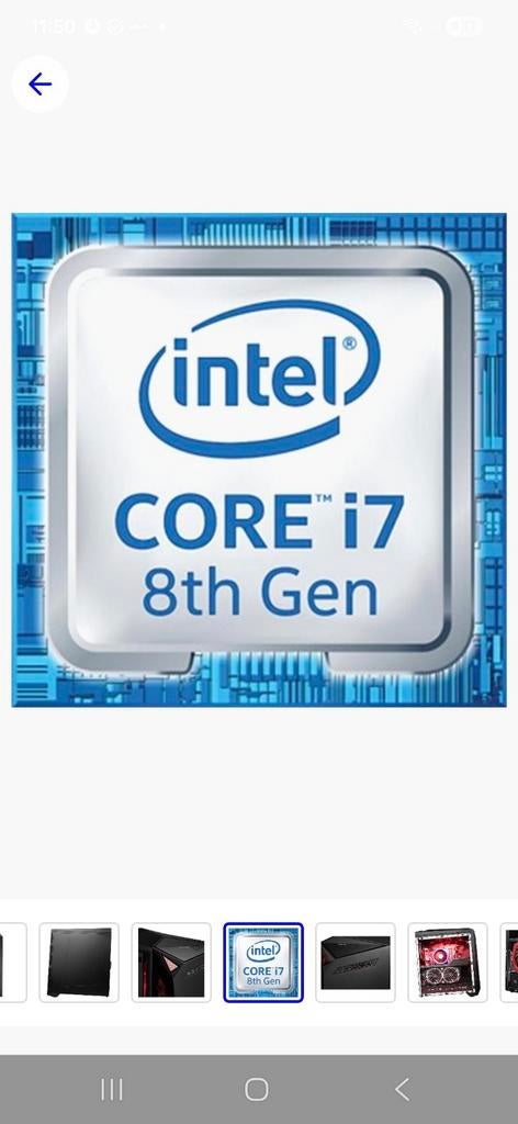 MSI desktop NVIDIA RTX2060 I7/8700, Ophalen, Gebruikt, Gaming, HDD