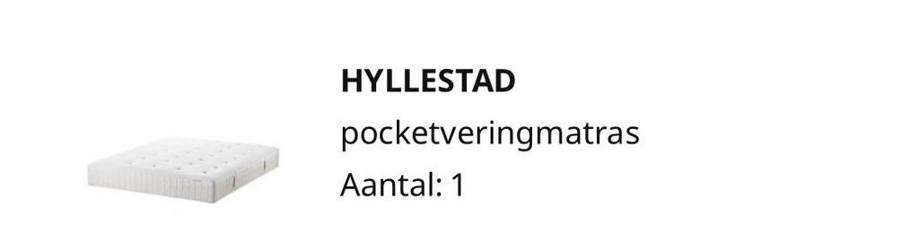 Matras ikea, Ophalen, Tweepersoons, 140 cm, Zo goed als nieuw
