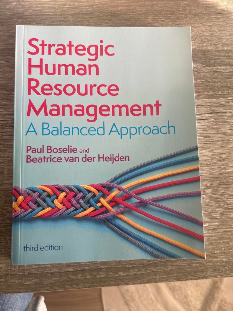 Strategic Human Resource Management 3e editie, Ophalen of Verzenden, Gamma, Nieuw, HBO