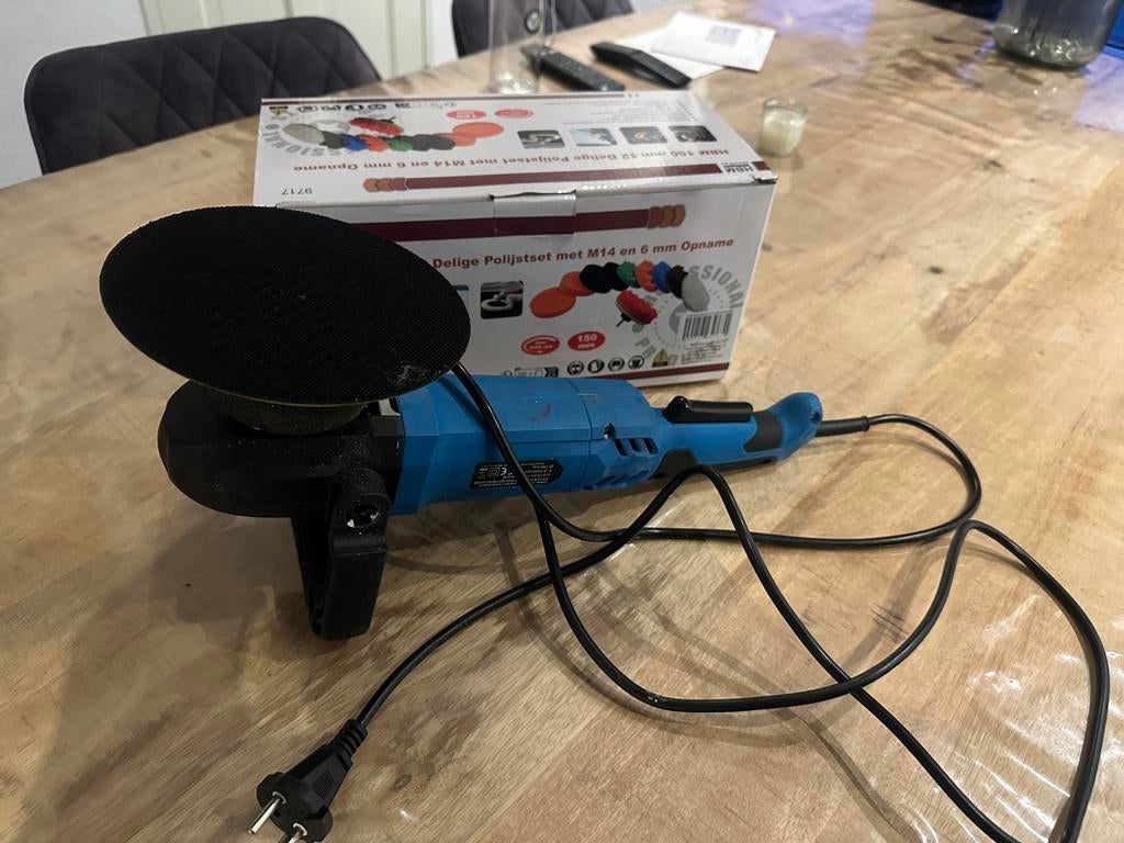 Excentrische Polijstmachine met extra pads!, Ophalen, Zo goed als nieuw