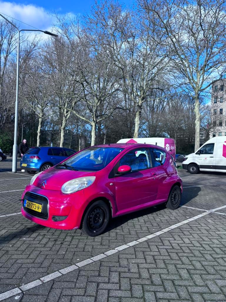 Citroën C1 1.0 3-DRS 2011 Rood, Auto's, Voorwielaandrijving, 4 stoelen, C1, 68 pk